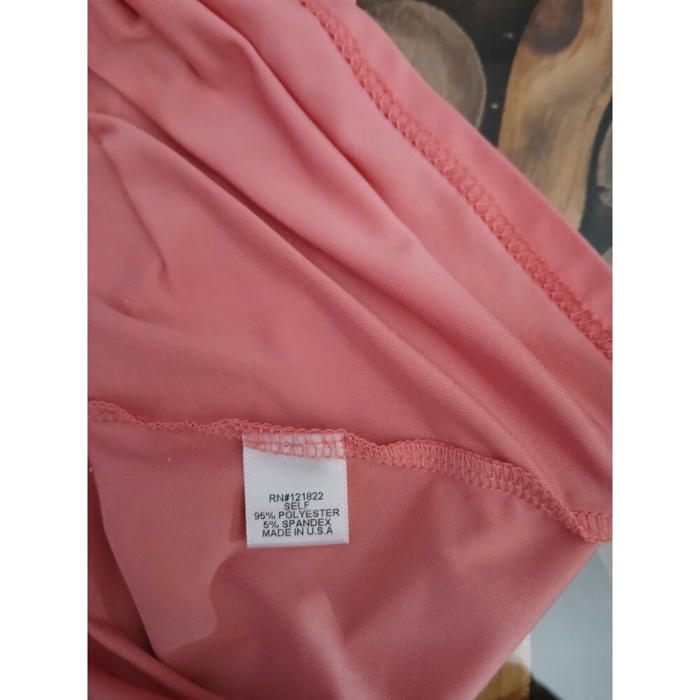 Vintage 90's Y2k BP Peach Babydoll gemstone bling baby doll accent top XXS pink - Picture 8 of 10